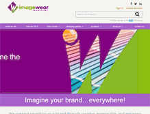 Tablet Screenshot of imagewearpromos.com